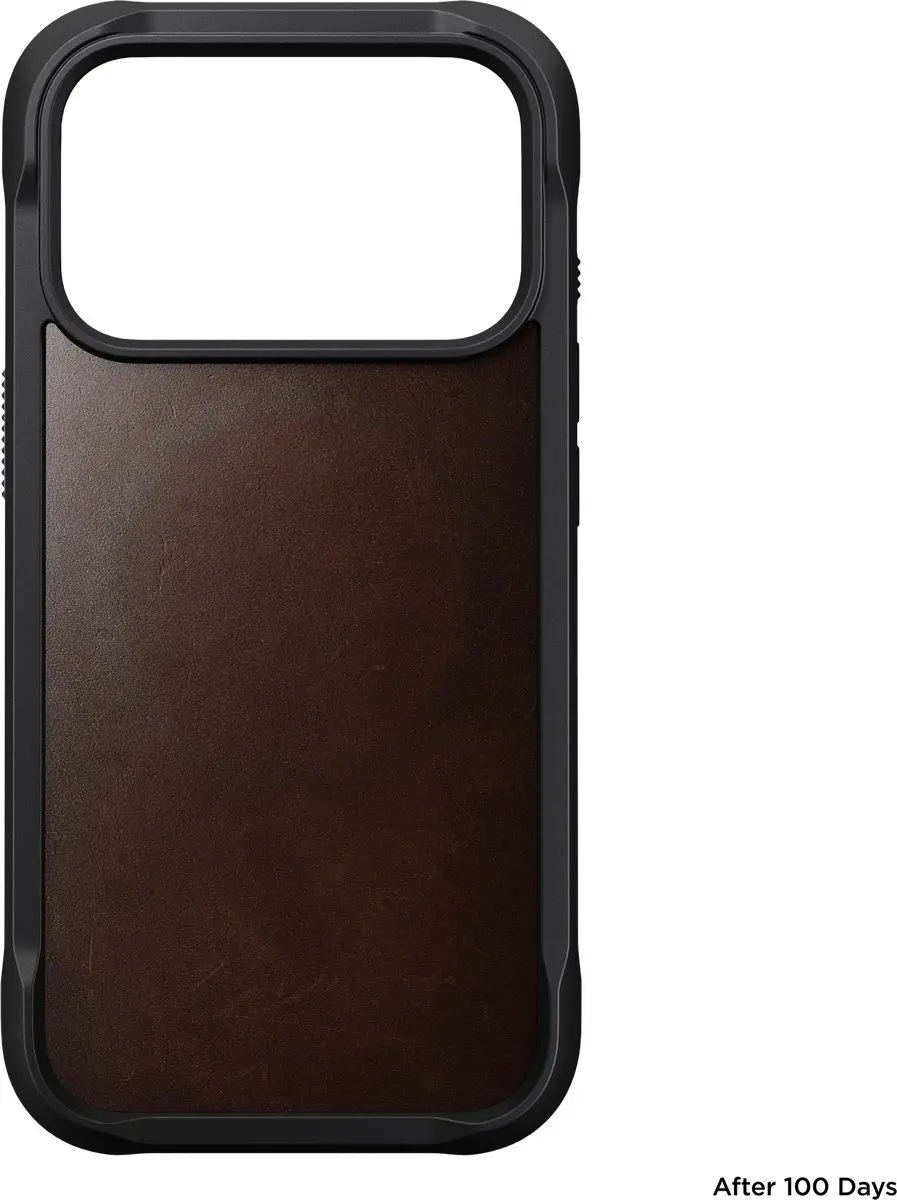 NOMAD Rugged Hoesje iPhone 18 Pro - 4,5m Valbestendig - Bruin - afbeelding 4 van 6