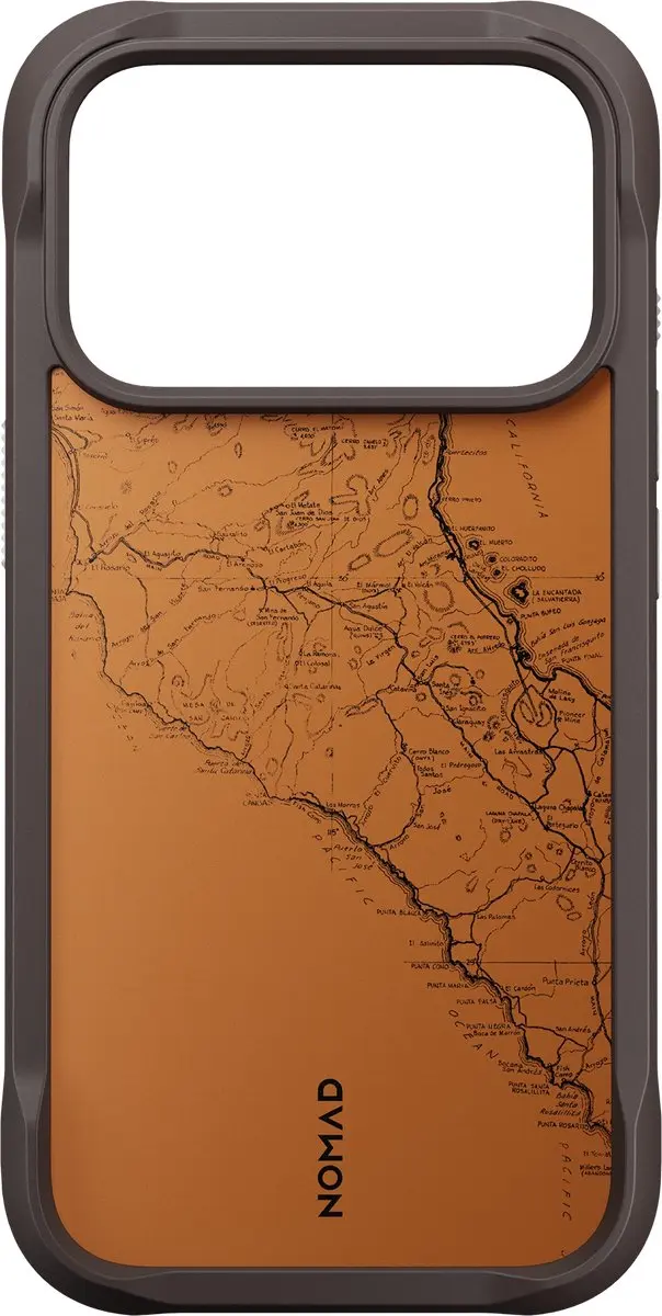 NOMAD Rugged Hoesje iPhone 18 Pro - Bruin - 15ft Valbescherming - afbeelding 2 van 6