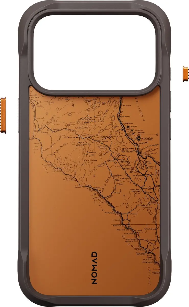 NOMAD Rugged Hoesje iPhone 18 Pro - Bruin - 15ft Valbescherming - afbeelding 5 van 6