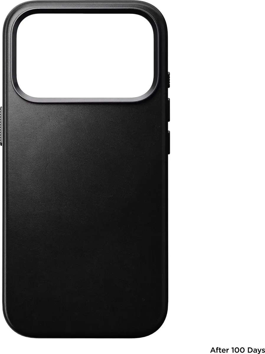 NOMAD Traditional Horween Hoesje iPhone 18 Pro - Zwart - afbeelding 4 van 6