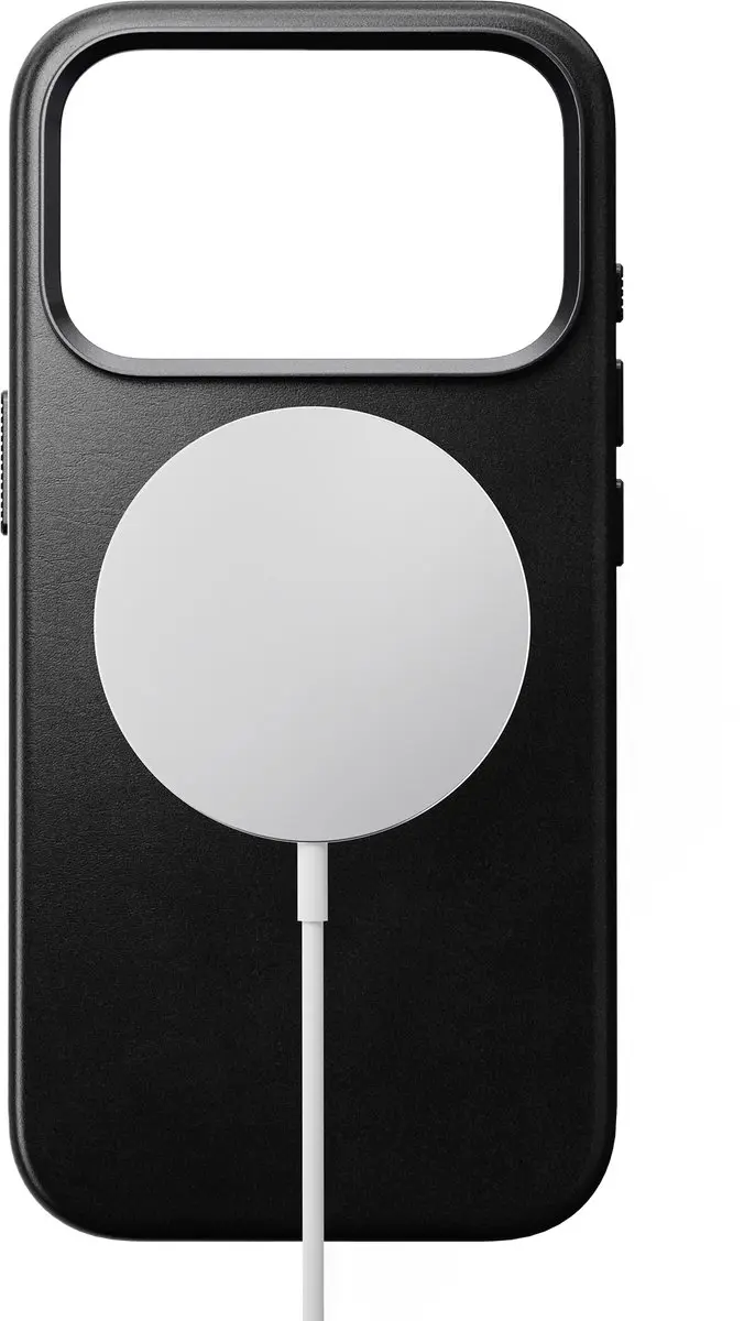 NOMAD Traditional Horween Hoesje iPhone 18 Pro - Zwart - afbeelding 6 van 6