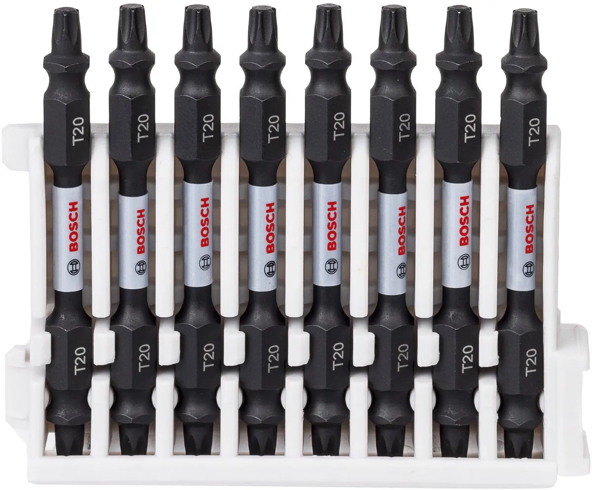 Bosch Professional Impact Dubbel Bit 65mm T20 - 8 Stuks