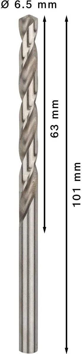 Bosch Professional ST. LINE 6.5mm HSS-G Boor - 10 Stuks