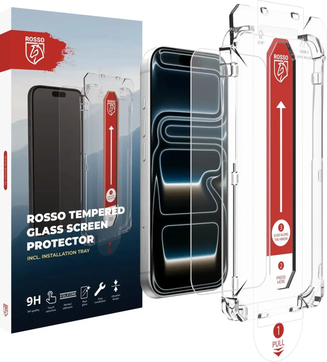 Rosso Screenprotector iPhone 18 Pro 9H