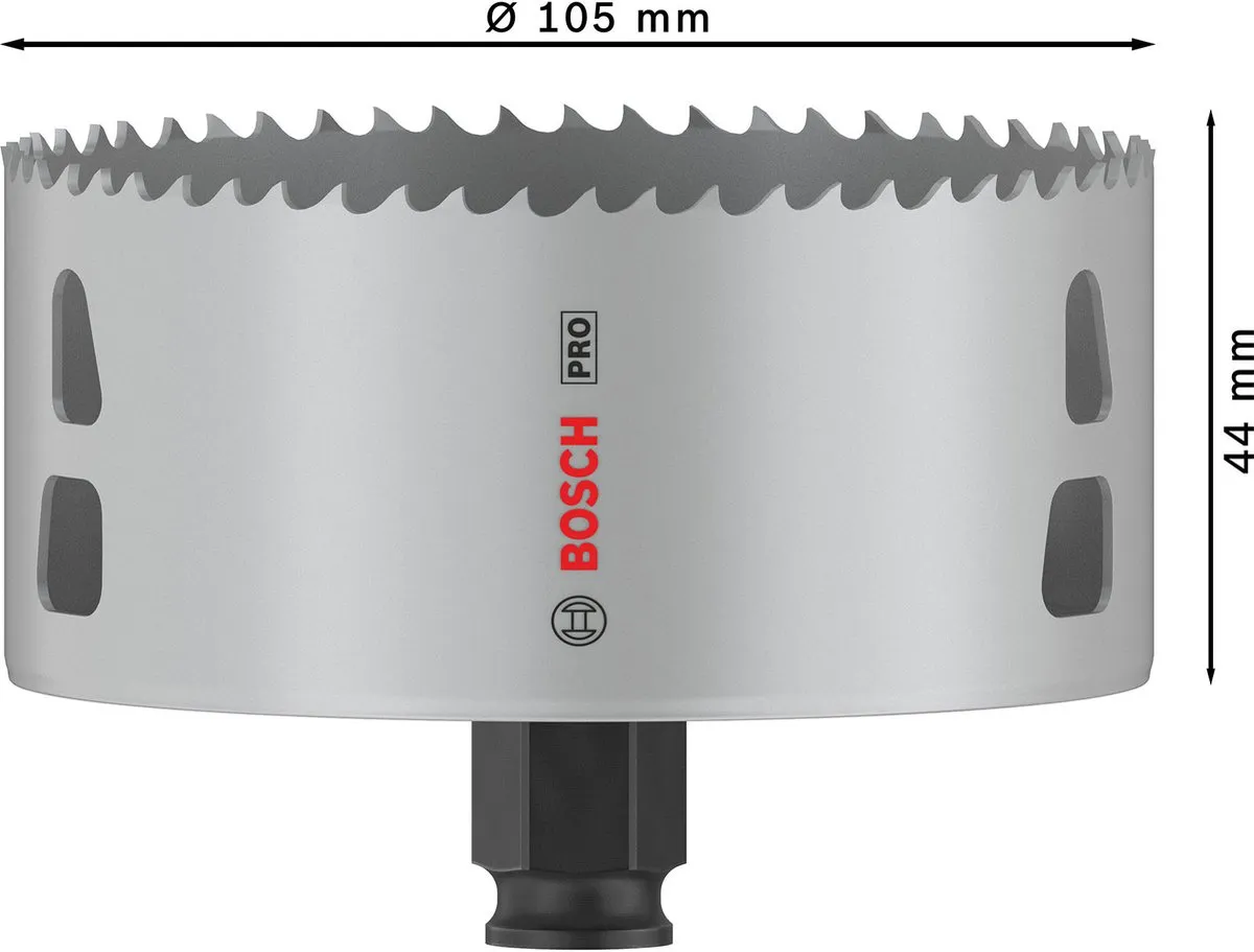 Bosch Professional Multi Materiaal PC Plus Gatenzaag 105mm 2608594411