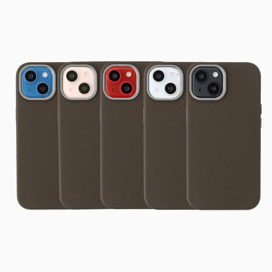 Accezz Hoesje iPhone 13/14 - MagSafe Bruin - afbeelding 5 van 6