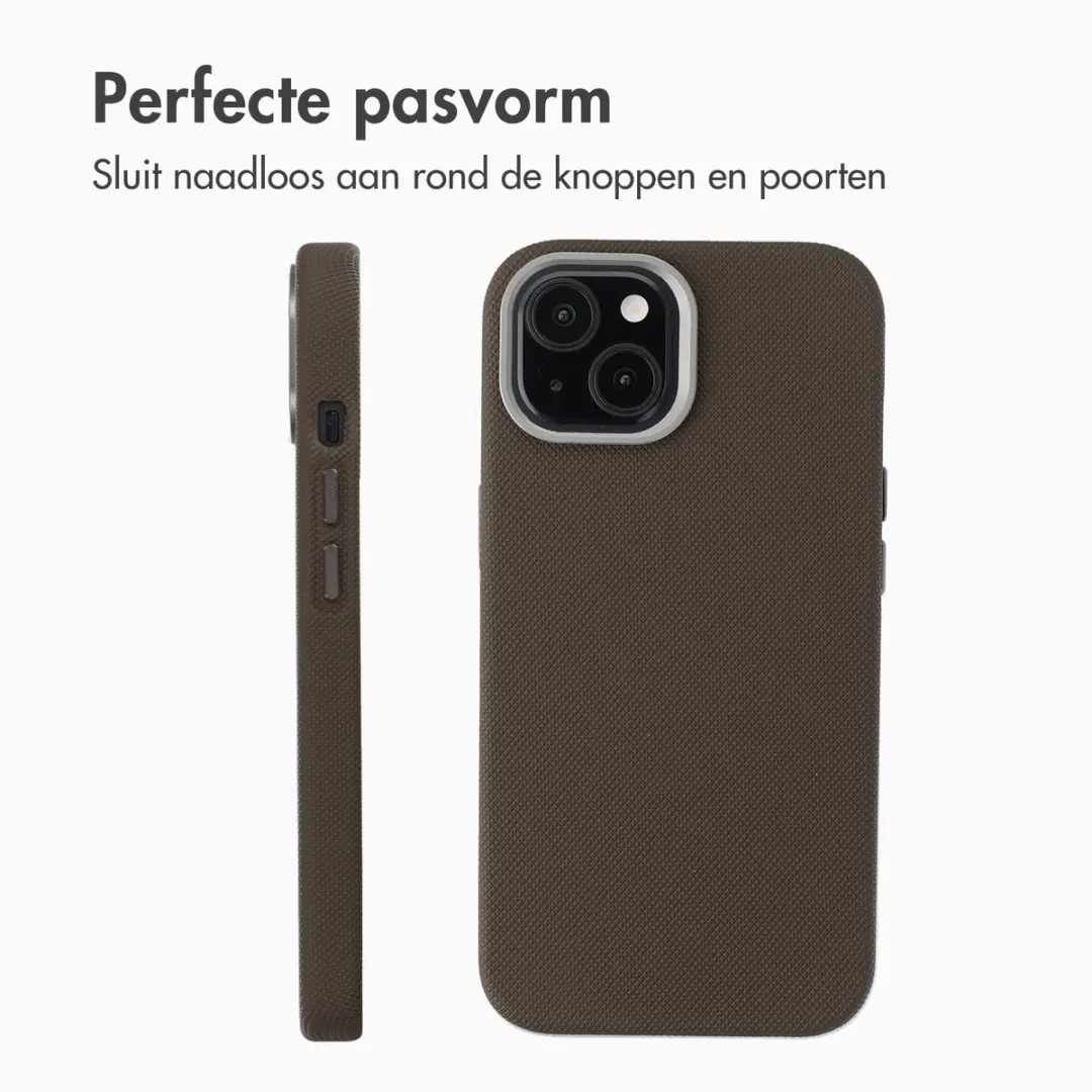 Accezz Hoesje iPhone 13/14 - MagSafe Bruin - afbeelding 4 van 6
