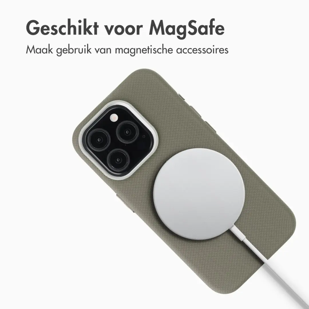 Accezz Hoesje iPhone 15 Pro - Donkergrijs - MagSafe - afbeelding 2 van 6