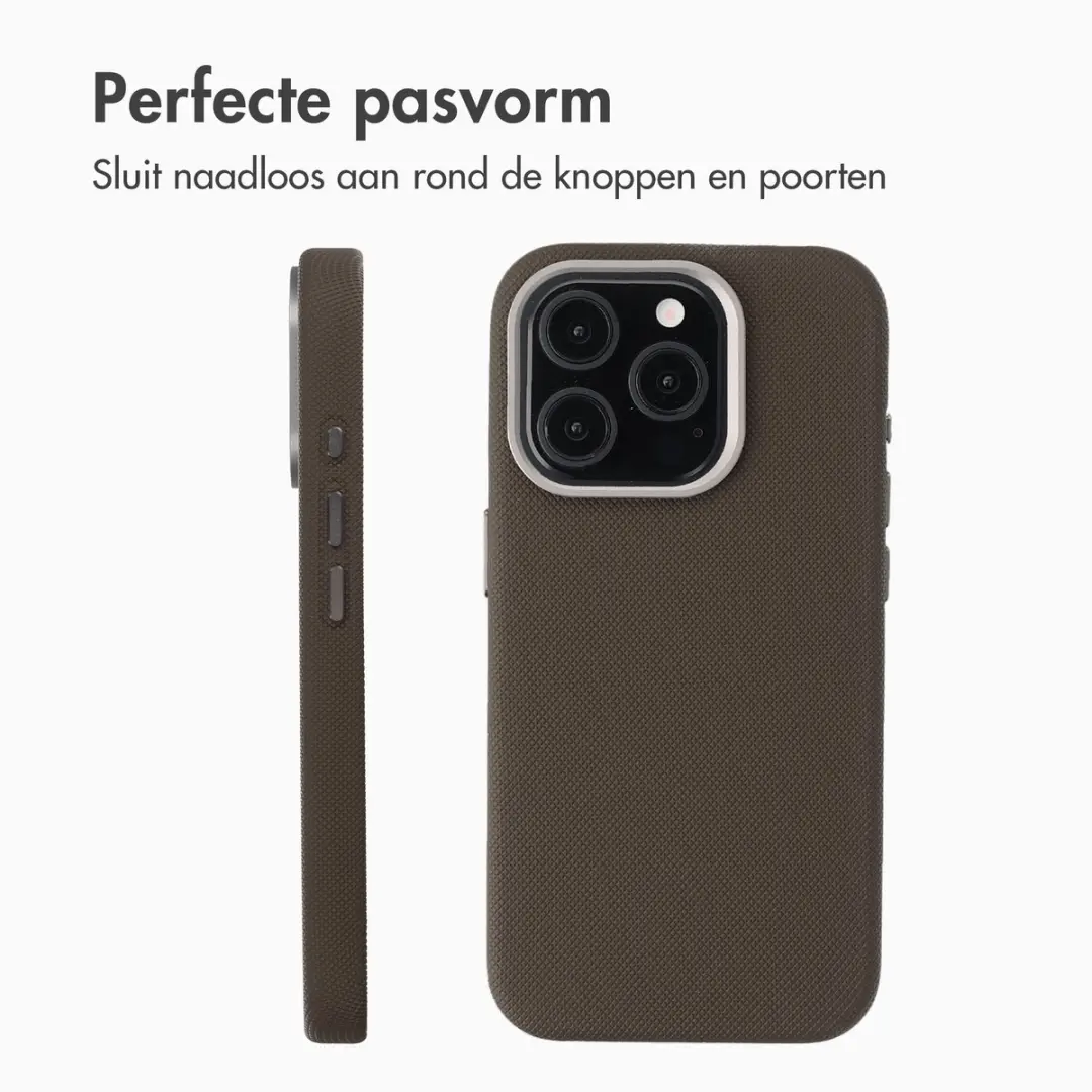 Accezz Hoesje iPhone 15 Pro - MagSafe Bruin - afbeelding 4 van 6