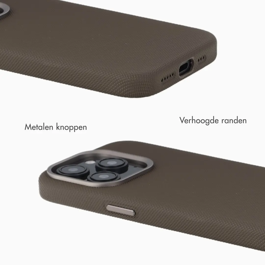 Accezz Hoesje iPhone 16 Pro - MagSafe - Bruin - afbeelding 4 van 6