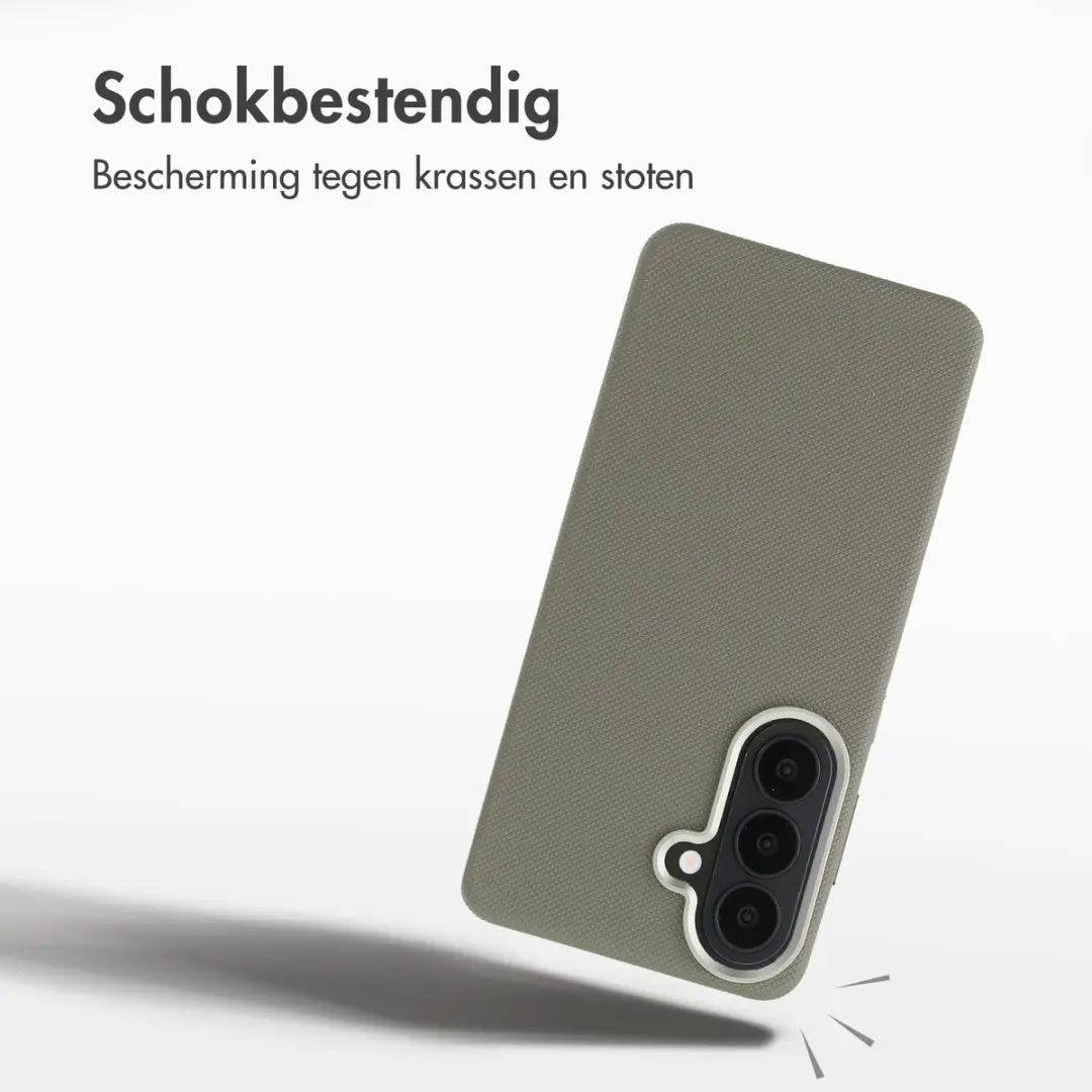 Accezz Hoesje Samsung Galaxy S26 - Mesh Backcover Donkergrijs - afbeelding 3 van 6