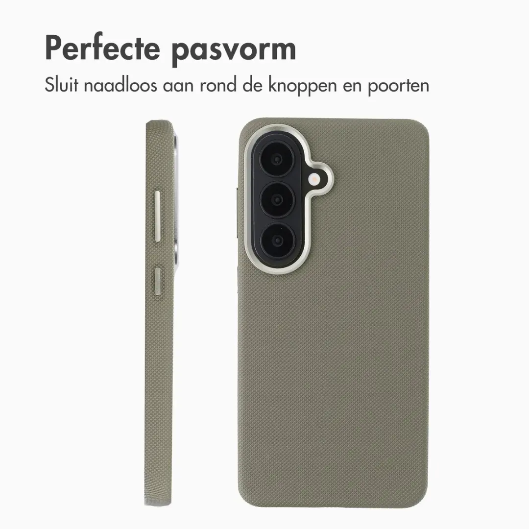 Accezz Hoesje Samsung Galaxy S26 - Mesh Backcover Donkergrijs - afbeelding 5 van 6