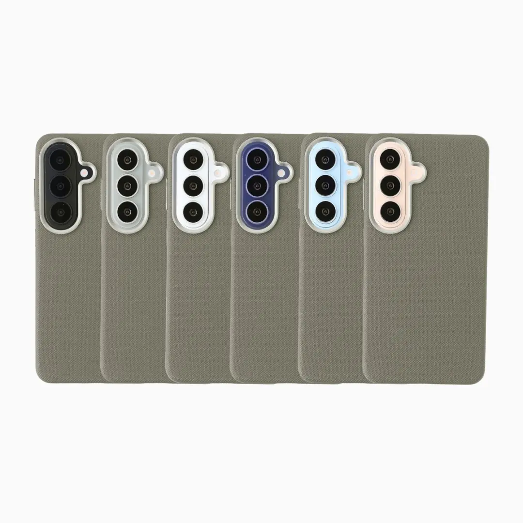Accezz Hoesje Samsung Galaxy S26 - Mesh Backcover Donkergrijs - afbeelding 6 van 6