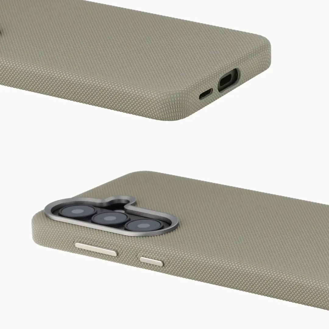 Accezz Hoesje Samsung Galaxy S26 - Mesh Backcover Donkergrijs - afbeelding 4 van 6