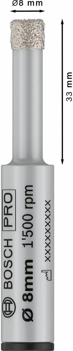 Bosch Professional Ceramic Dry Diamantboor 8x33x13mm