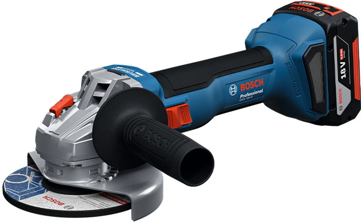 Bosch Professional 18V Klopboormachine GWS 18V-8 & Haakse Slijper GSB 18V-65 - 2x 4.0Ah Accu