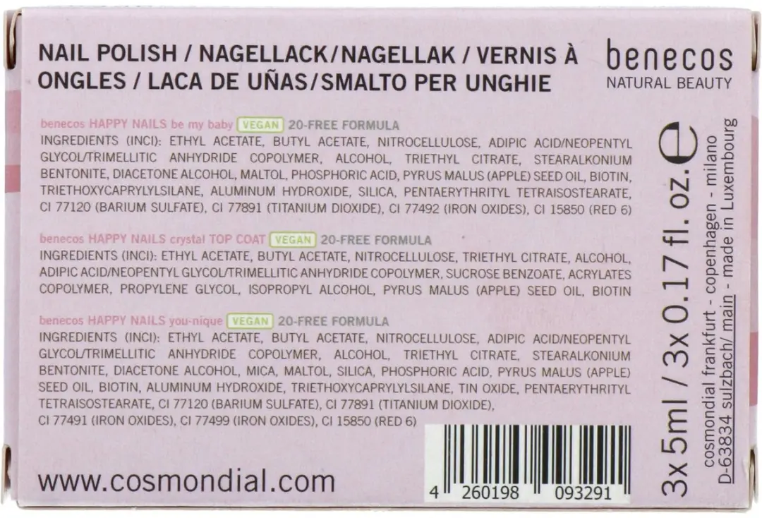 Benecos Geschenkset Nude Obsession 1ST - 15ml - afbeelding 3 van 5