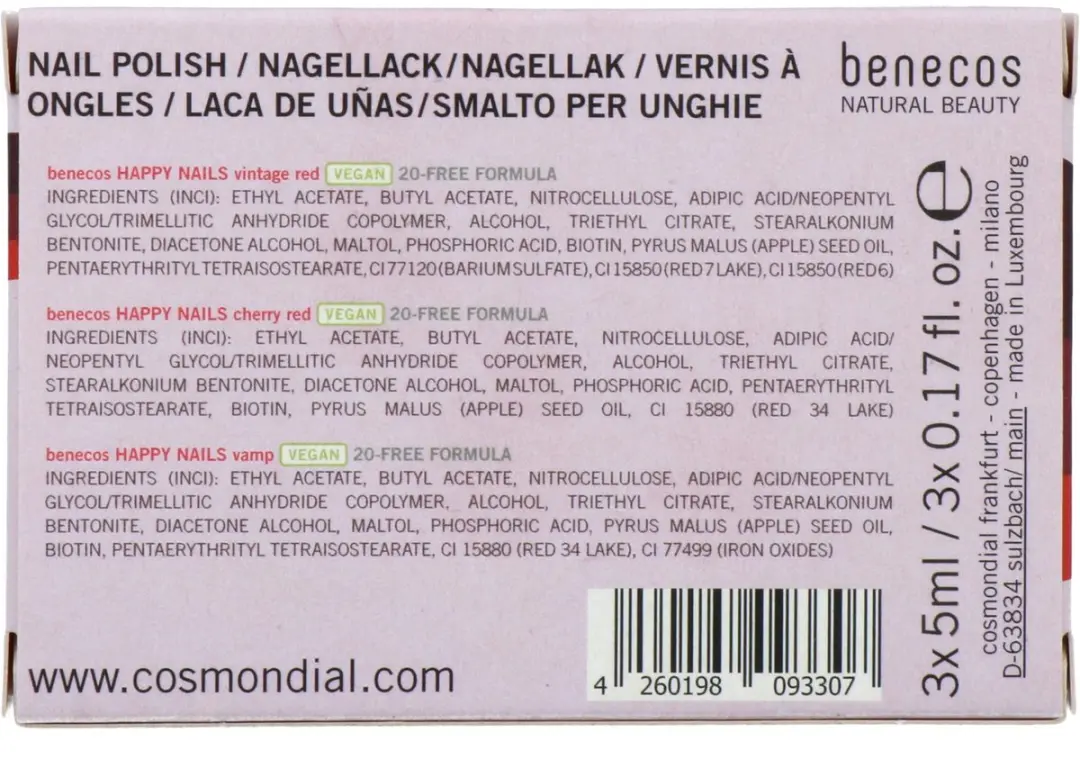 Benecos Geschenkset Classic In Red 1ST - 15ml - afbeelding 3 van 3