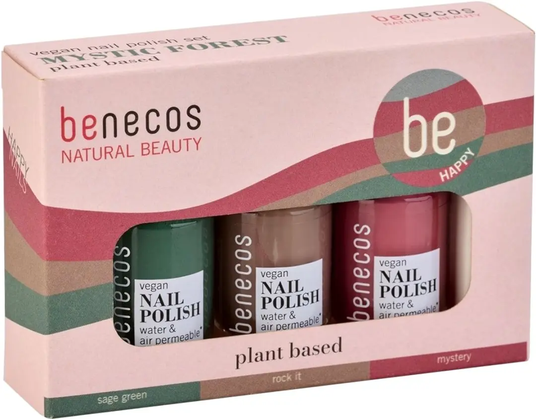 Benecos Mystic Forest Vegan Nagellak Set - 3 Kleuren - afbeelding 2 van 2