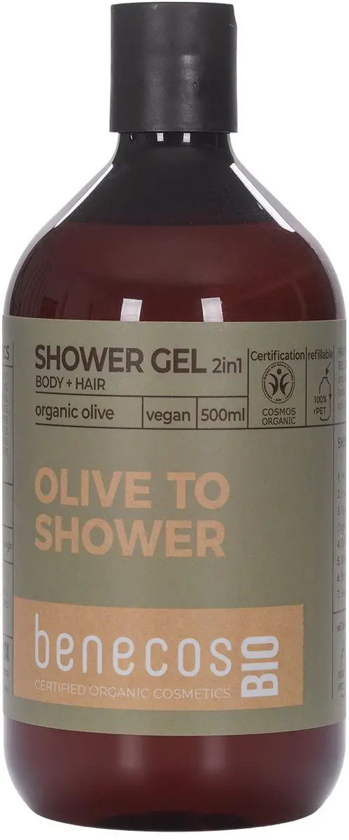 Benecos Olive 2-in-1 Body and Hair Shower Gel