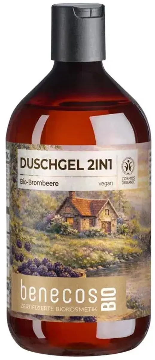 Benecos Bio 2-in-1 Douchegel Blackberry (500 ml)