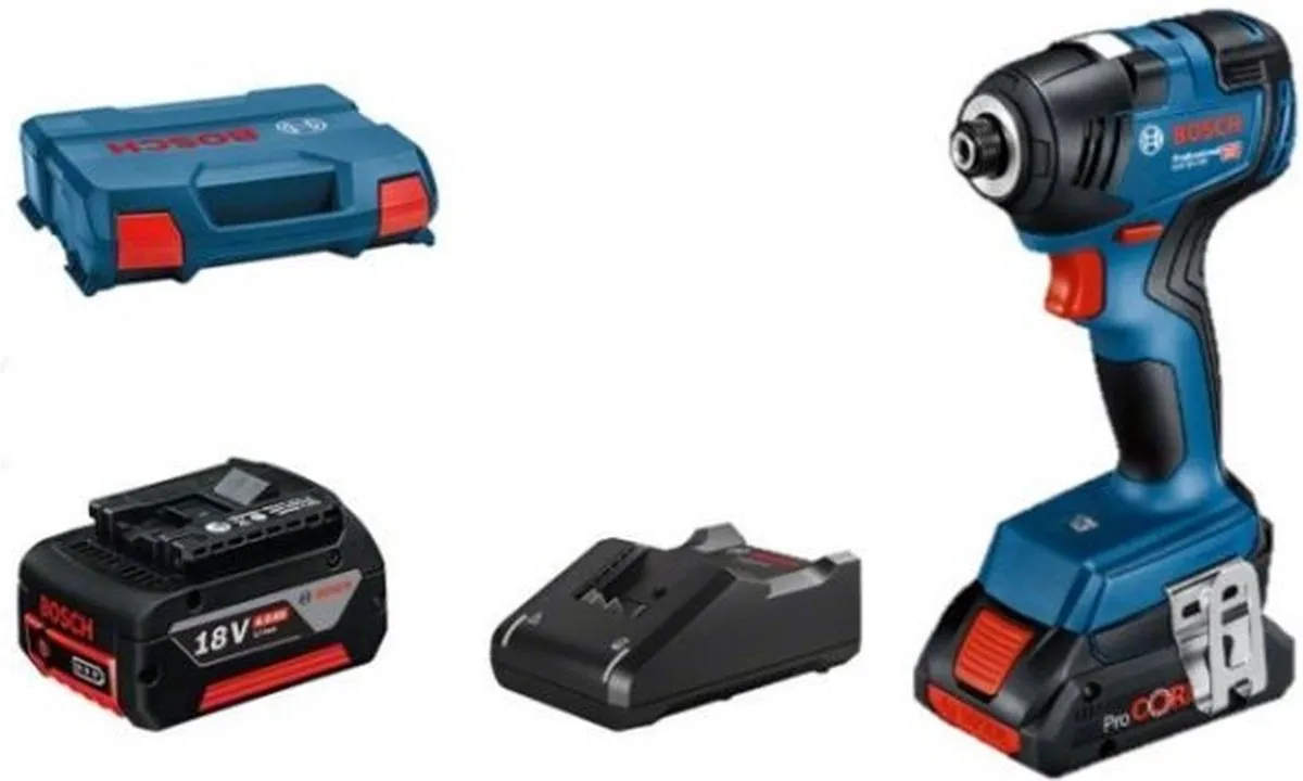 Bosch Professional GDR 18V-200 Accu Slagschroevendraaier 200Nm - 2x4.0Ah