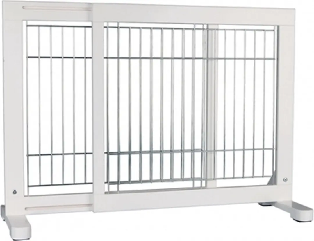 Trixie Afsluithek Uitschuifbaar Wit 65-108x61cm