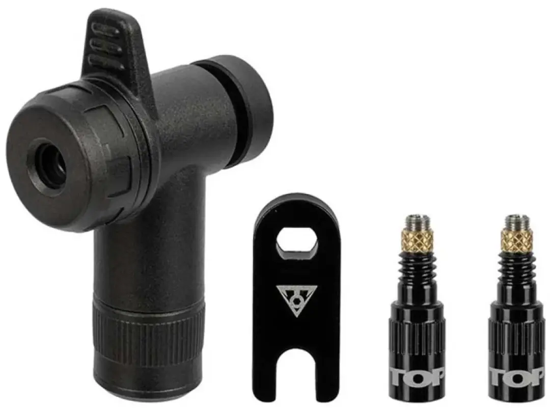 Topeak TurboFlow Combo met RapidHead - Zwart - afbeelding 6 van 6