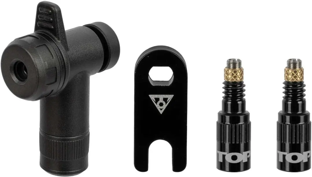 Topeak TurboFlow Combo met RapidHead - Zwart - afbeelding 5 van 6