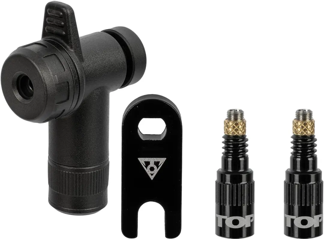 Topeak TurboFlow Combo met RapidHead - Zwart - afbeelding 4 van 6