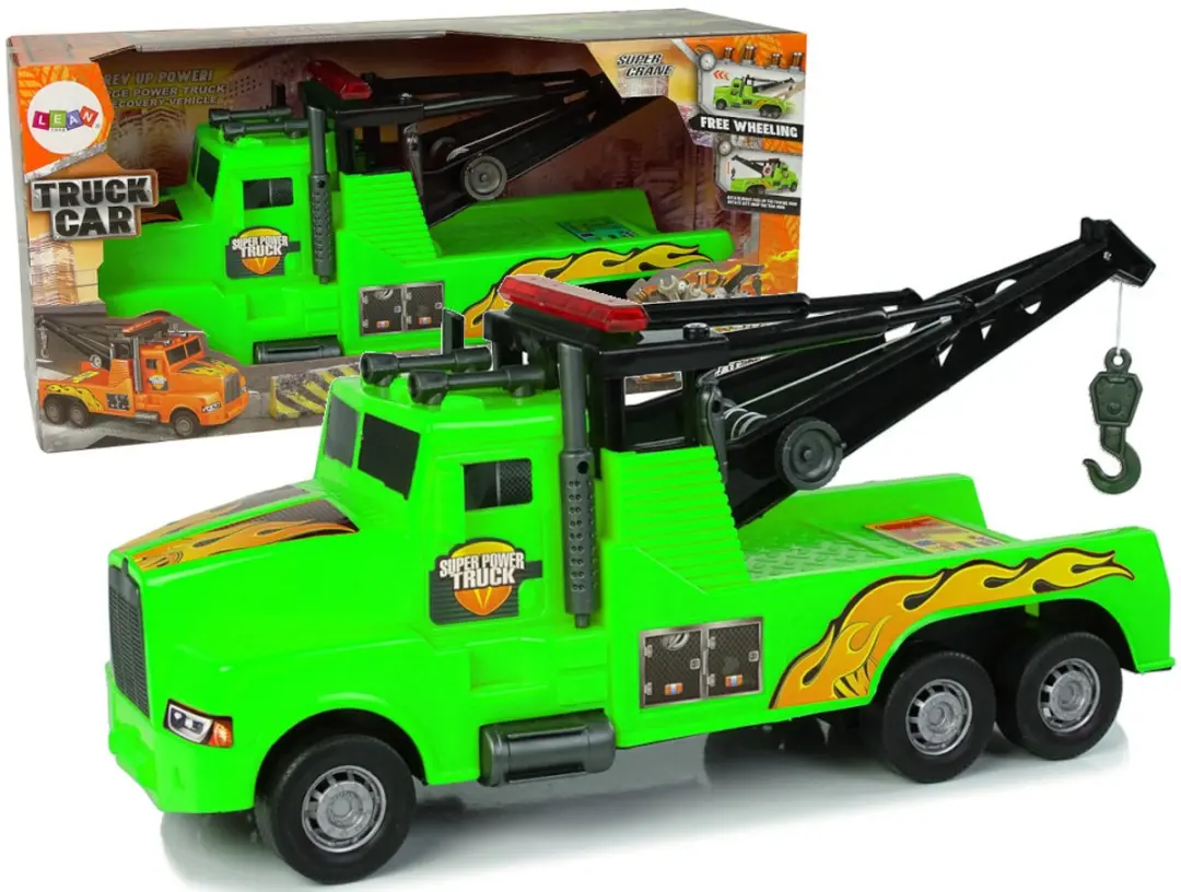 Autosleepwagen Pechhulp 1:10 Groen Touw