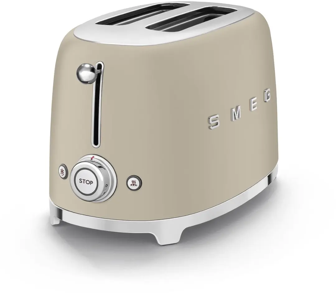 Smeg TSF01MLMEU Broodrooster 2 Sleuven - 1400W - Mat Moonlight