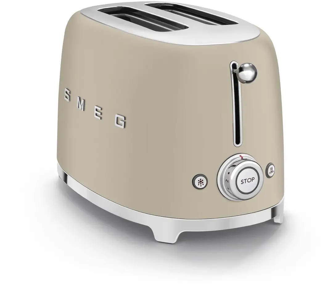 Smeg TSF01MLMEU Broodrooster 2 Sleuven - 1400W - Mat Moonlight