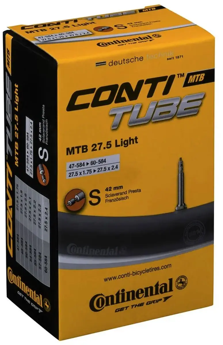 Continental Light Binnenband 27.5 inch 42mm Presta - afbeelding 2 van 2
