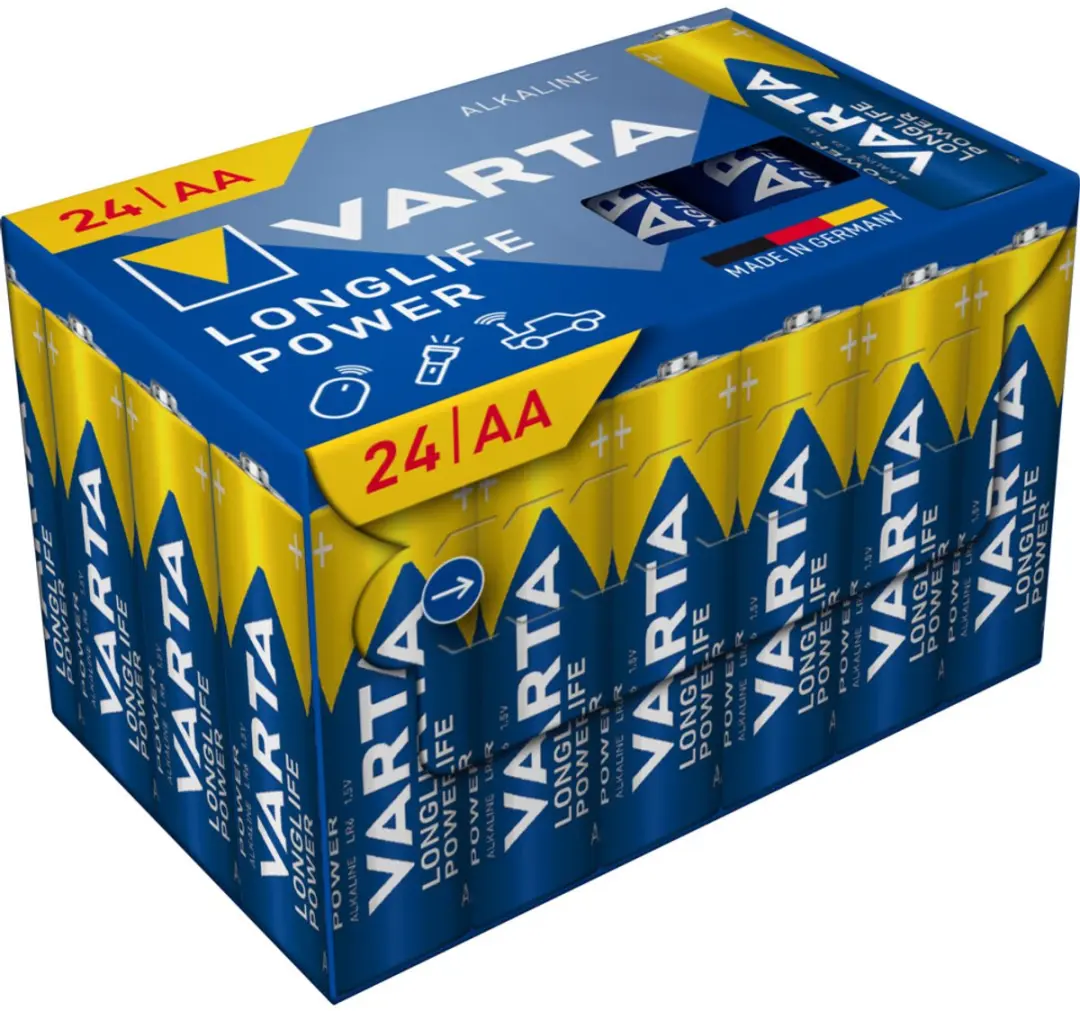 Varta Longlife Power AA 2700mAh - 288 Stuks (12x24)