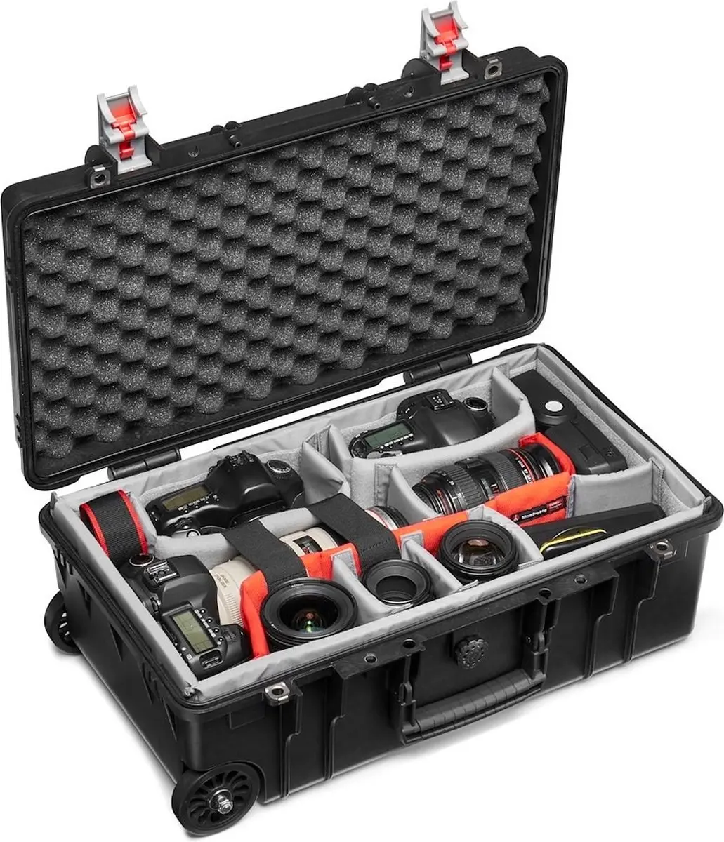 Manfrotto Pro Light Reloader Tough H-55 Trolleytas - Zwart - afbeelding 6 van 6