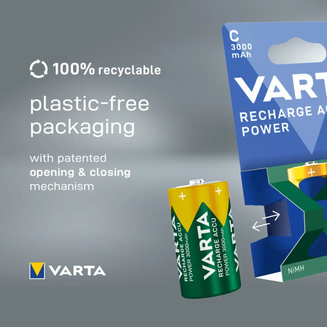 Varta Recharge Accu Power C 3000mAh - 12 Stuks