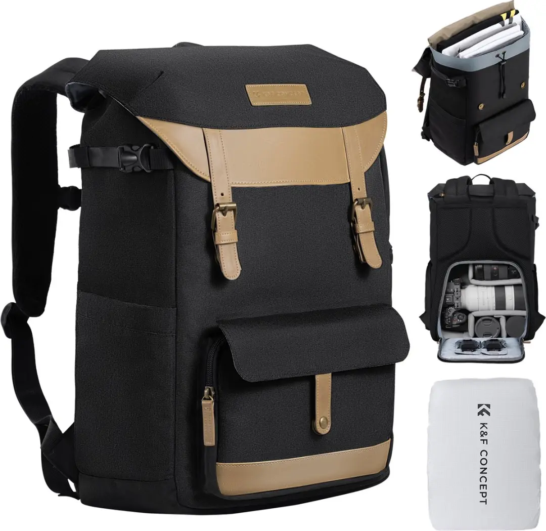 K&F Concept Beta Backpack 20L rugtas rugzak camera foto video regenhoes zwart