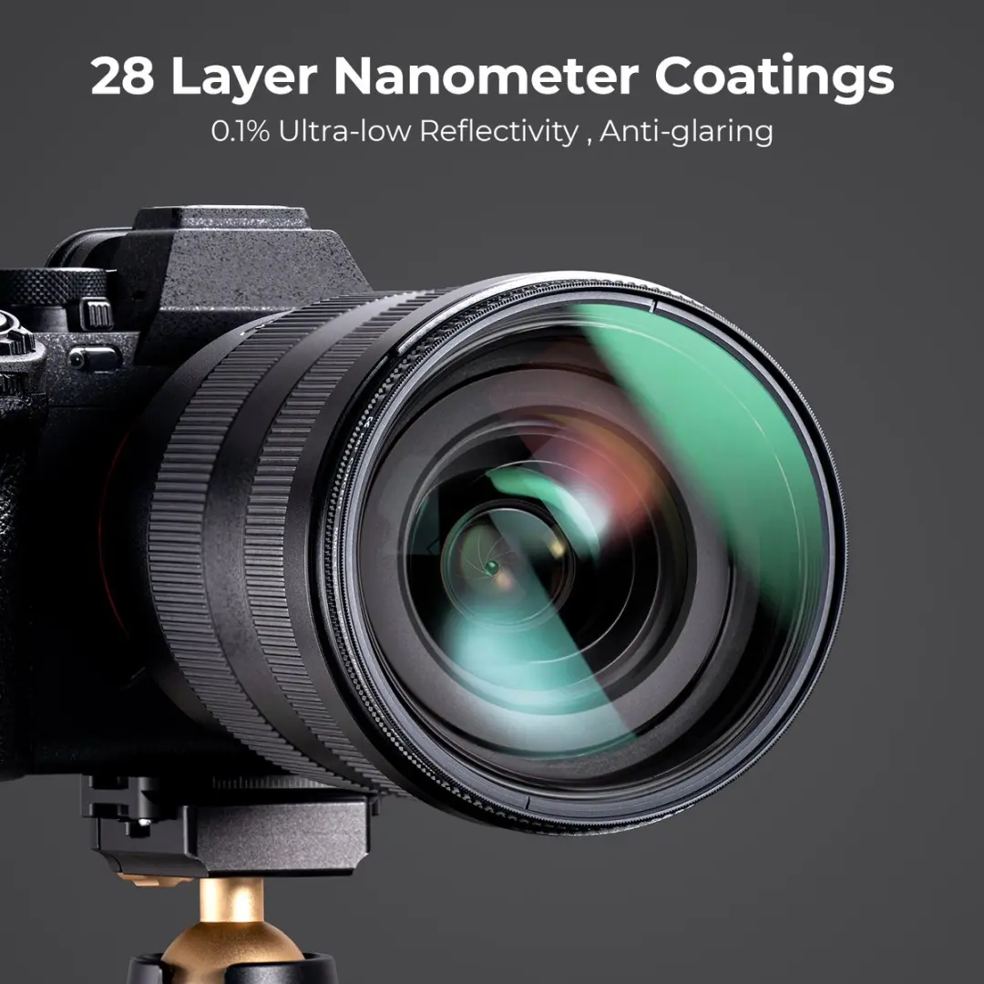 K&F Concept Nano-X MRC HD CPL 55mm - Polarisatiefilter - Zwart
