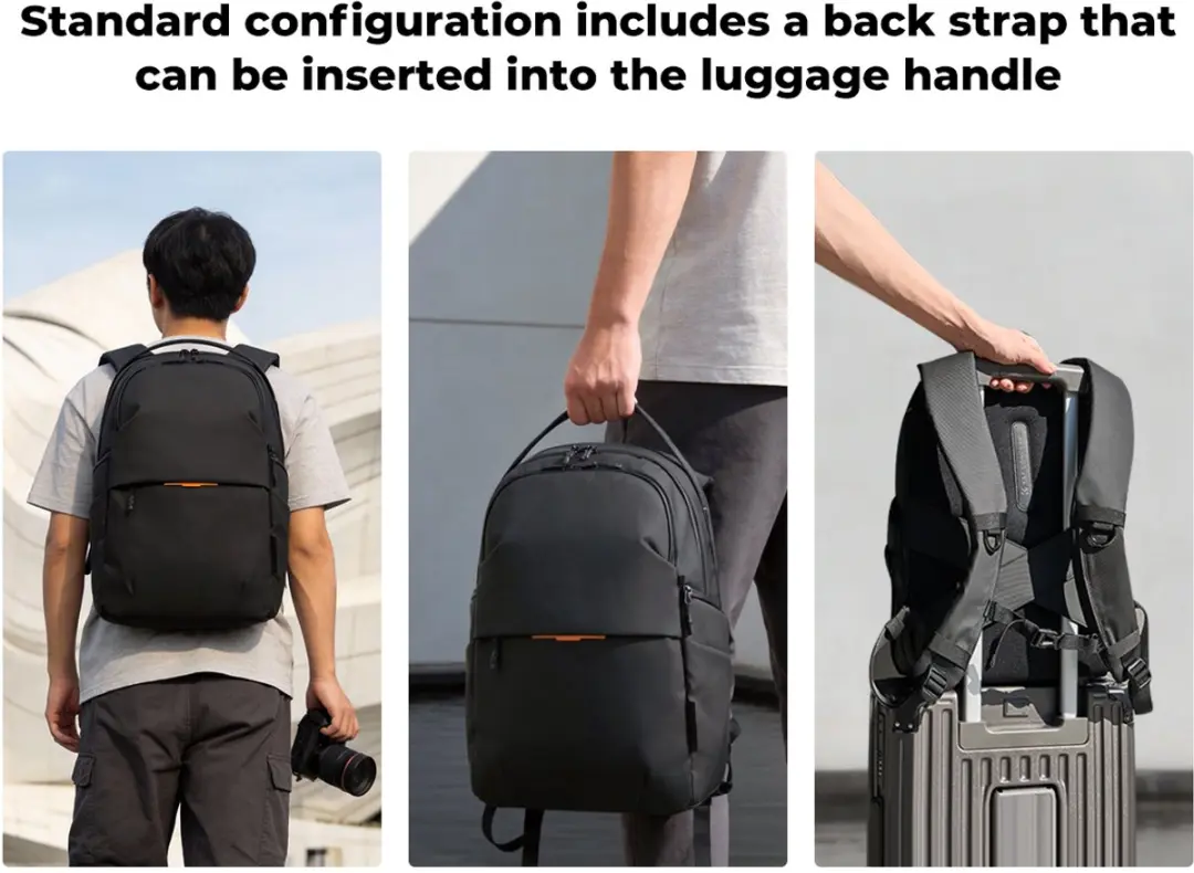 K&F Concept Urban Wander 03 Rugzak 25L - Zwart