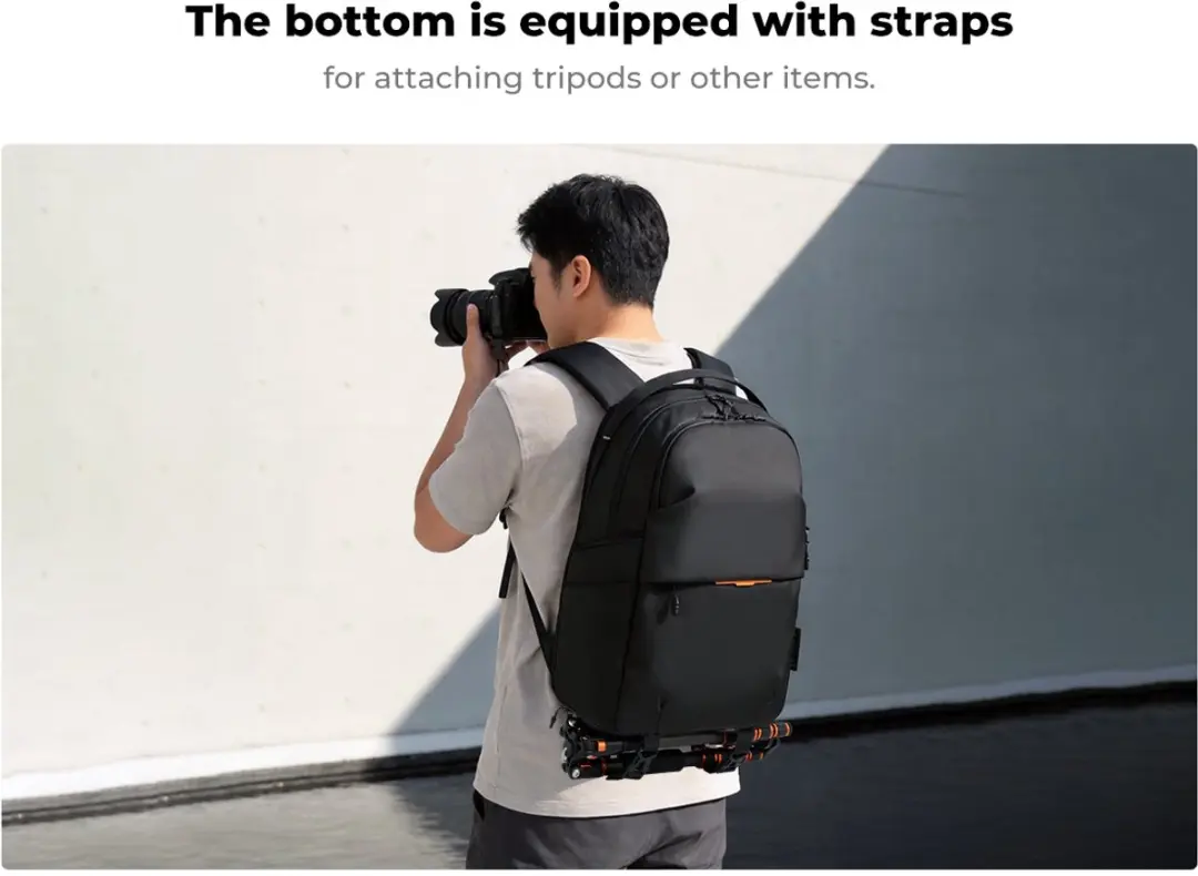 K&F Concept Urban Wander 03 Rugzak 25L - Zwart