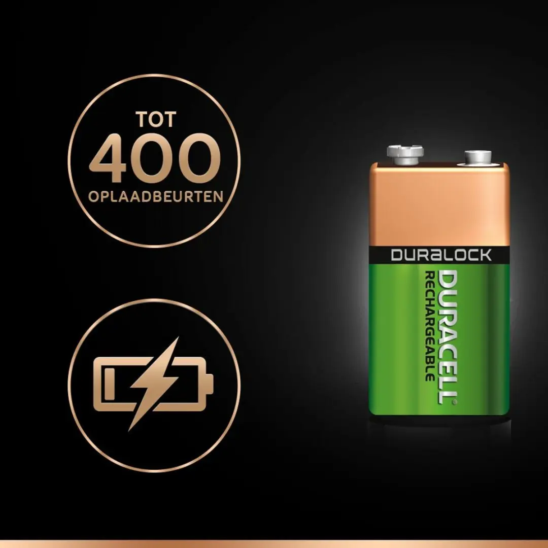 Duracell Oplaadbare 9V Ultra - 4 Stuks