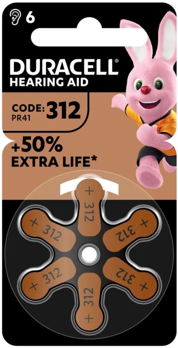 Duracell Knoopcel 312 Batterijen