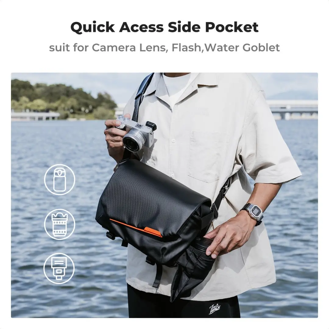 K&F Concept Urban Wander 14 Cameratas KF13.213 - 10L - Zwart - afbeelding 3 van 6