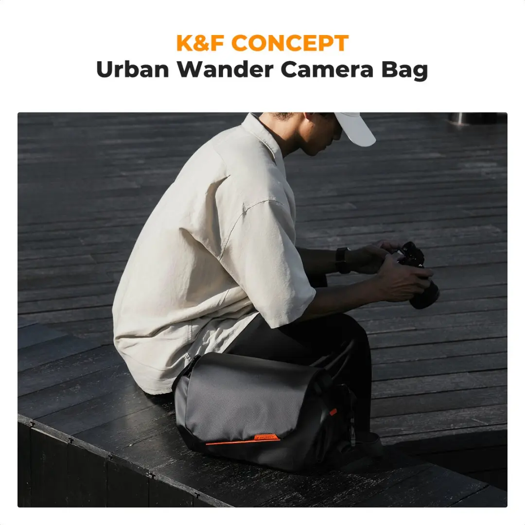 K&F Concept Urban Wander 14 Cameratas KF13.213 - 10L - Zwart - afbeelding 2 van 6
