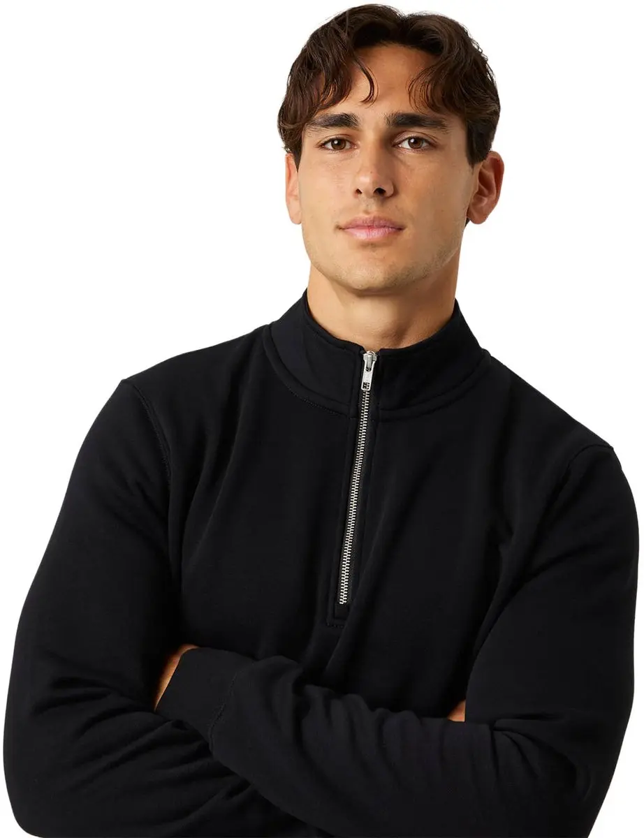 Björn Borg Centre Half Zip - S - Zwart