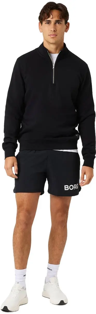 Björn Borg Centre Half Zip - S - Zwart
