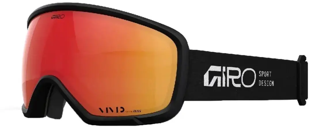 Giro Ringo Stacked Black Viv Ember Skibril - Rode Lens - afbeelding 4 van 4