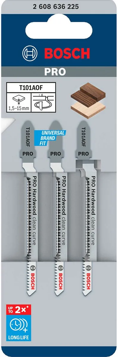 Bosch Professional DECOUPEERZB T101AOF Metaalzaagbladen - 3 Stuks