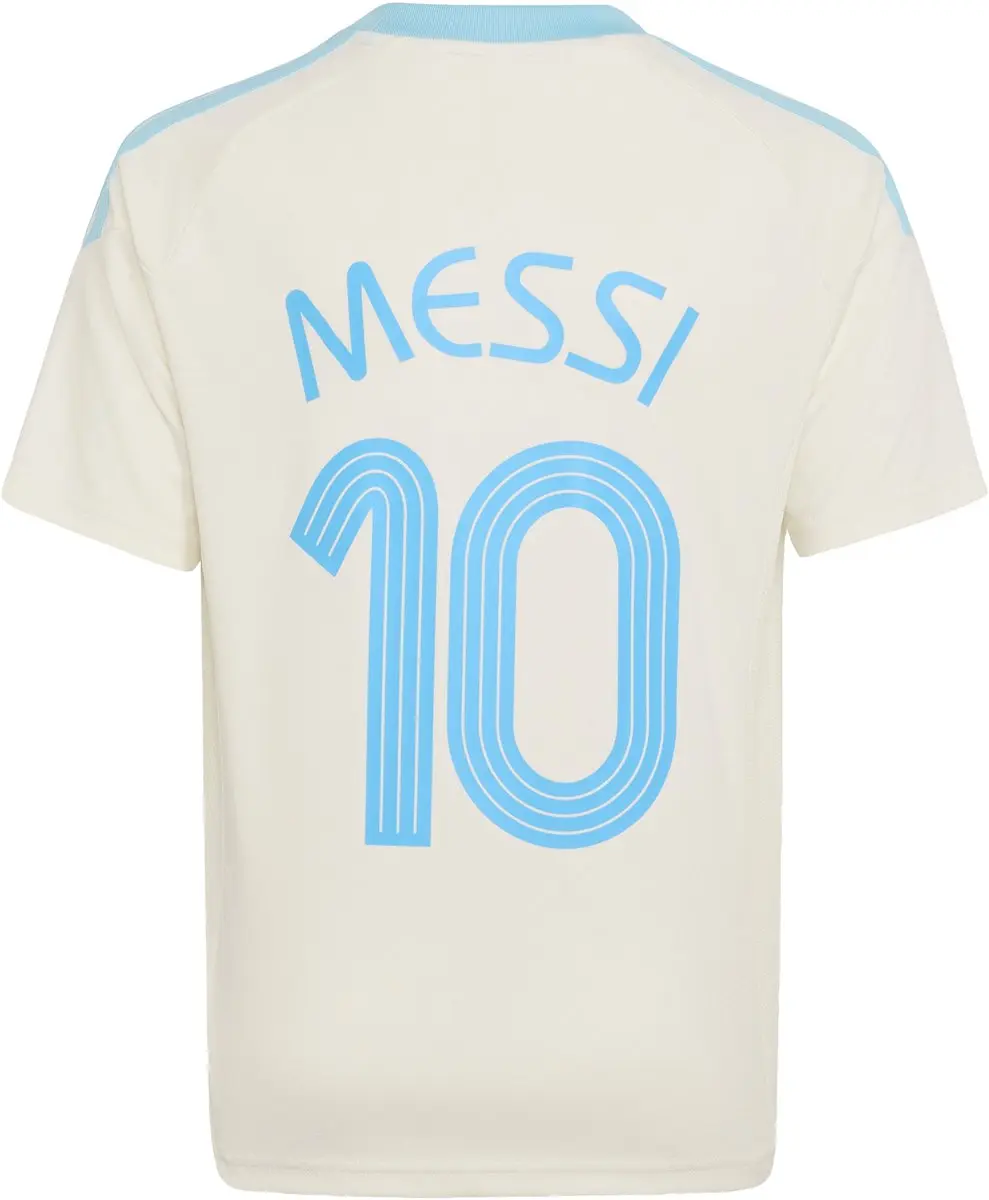 Adidas Messi Tiro League Voetbalshirt Kids KG3567 - 128 - Wit